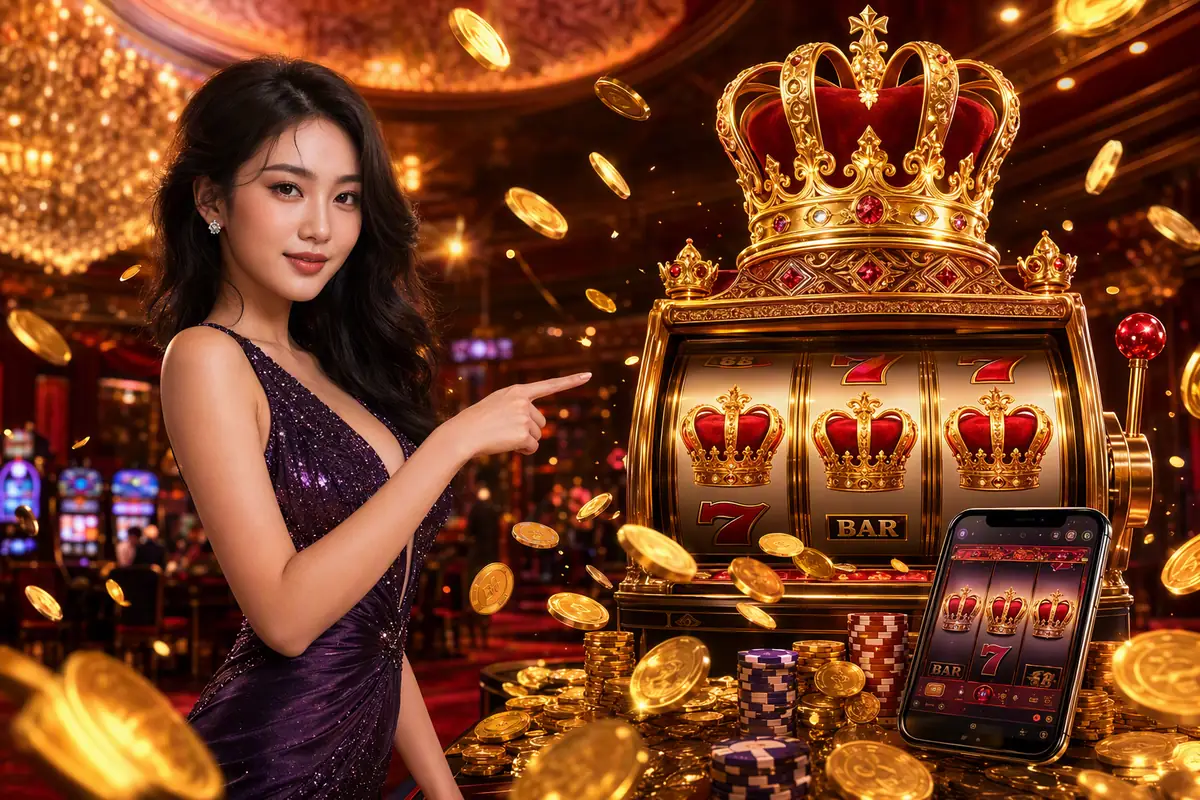 joker12 Casino dealer langsung suasana meja